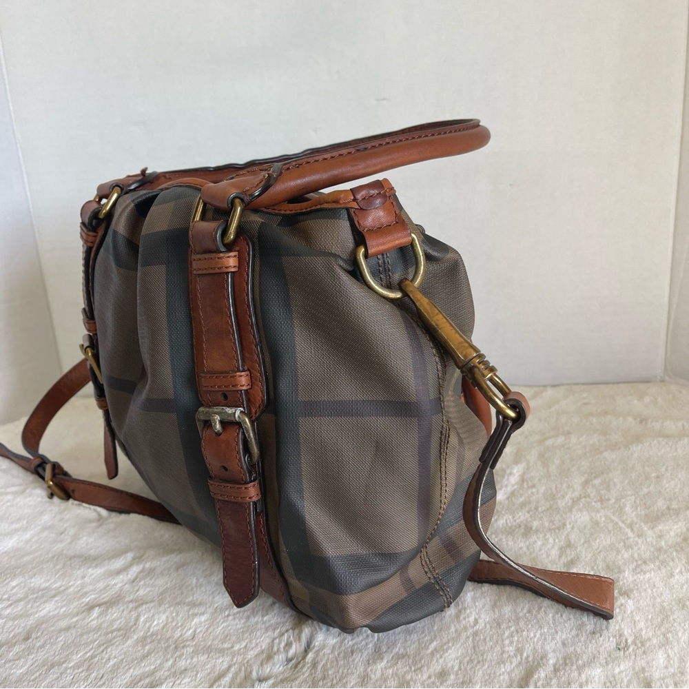 Burberry Smoked Check Northfield Horseferry Tote - Picture 5 of 15